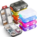 Meekoo 8 Apples Travel Pill Organizer Pocket Portable Pill Case Günlük Konteyner Küçük Konteyner Tıpı Purse Fish Oil Medicine (Multicolor) için 10 Karşılaştırmalı Seyahat
