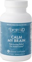 Dr Amen BrainMD Calm My Brain - 90 Vegan Capsules - Fast-Acting Formula with Magnezyum, Ashwagandha & L-Theanine - 30 Hizmet