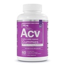 Temel Elements Apple Cider Vinegar Gummies from The Mother - Natural-Kaynak, Vegan ACV with Folic Acid and Vitamin B6 & B12 60 Count