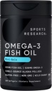Spor Araştırma Balık Yağı Mini-Softgels - Vahşi Caught Alaska Pollock'tan Swallow Omega-3 Fatty Asits - 625 mg, 120 Softgels