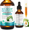 Soursop Graviola Liquid Drop, Soursop Oil for Support & Rejenerasyon, Immune Boost, Relax, Liver ve Sleep, Soursop Bitters Liquid, Vegan, Sugar & Gluten Free, Natural Flavor, for Men & Women-2 Fl Oz
