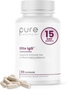 Pure Therapro Rx Elite IgG Immunoglobulin Supplement | 1100+ mg IgG, IGA & IgM Serum Derived Immunoglobulins (SBI) | Colostrum Supplement Alternative | Gluten, Dairy GMO Free (60 Capsules)