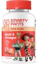 SmartyPants and Disney-Pixar’s Toy Story 5 Kids Multivitamin Gummies, Omega 3 DHA EPA, Vitamin D, C, B12, E, Zinc and Iodine, Clean Label, Gluten Free, Mixed Fruit Flavors, 30 Day Supply, 60 Gummies