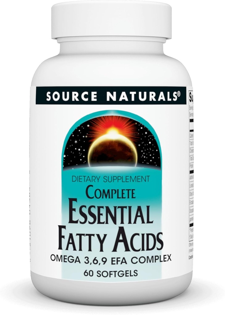 Source Naturals Complete Essential Fatty Acids Omega 3,6,9 EFA Kompleksi, 60 Softgels