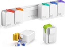 Haftalık Pill Organizer, Ekstra Büyük Pill Box, Emekli Günlük Pill Vakası, Günlük Pill Konteyner 7 Günlük Sular, Stabilatif Tıp Derecesi Yaşlılar, Arthrtic Hastalar, Çocuklar