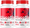 (2 Pack) GlucoBio κάψουλες - Επίσημη Gluco Bio υποστήριξη χάπια, Σύνθετη Formula για τη συνολική ισορροπία, GlucoBio χάπια, GlucoBio συμπλήρωμα, Glucovio Κριτικές, 60 κάψουλες για 2 μήνες