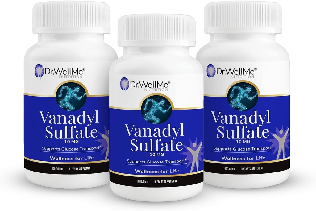 Dr.EhMe Nutrition Valvedyl Sulfate Supplement 10 mg, Sağlıklı Kan Şeker Seviyesini koruyor, 100 Tablet, 3 Paket