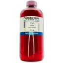 Gerçek Colloidal Altın - 25 ppm -% 99.99+ boy - 500 mL (16.9 Fl Oz) Clear BPA-Free Plastik Şişe - ABD'de Made in USA