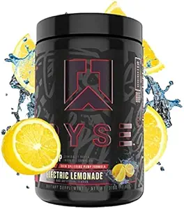 Ryse Project: Blackout Pump Toz | Pump, Power, Endure | Betaine Anhidrus & NO3-T Nitrate Formula for Max Pump | 25 Servisler (Elektrik Lemonade)