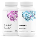 THORNE - ResveraCel (60 Capsules) & Memoractiv (60 Capsules) Sche - Beyin Sağlığı ve Sağlıklı Ağlama - Gluten, Süt & Soy-Free