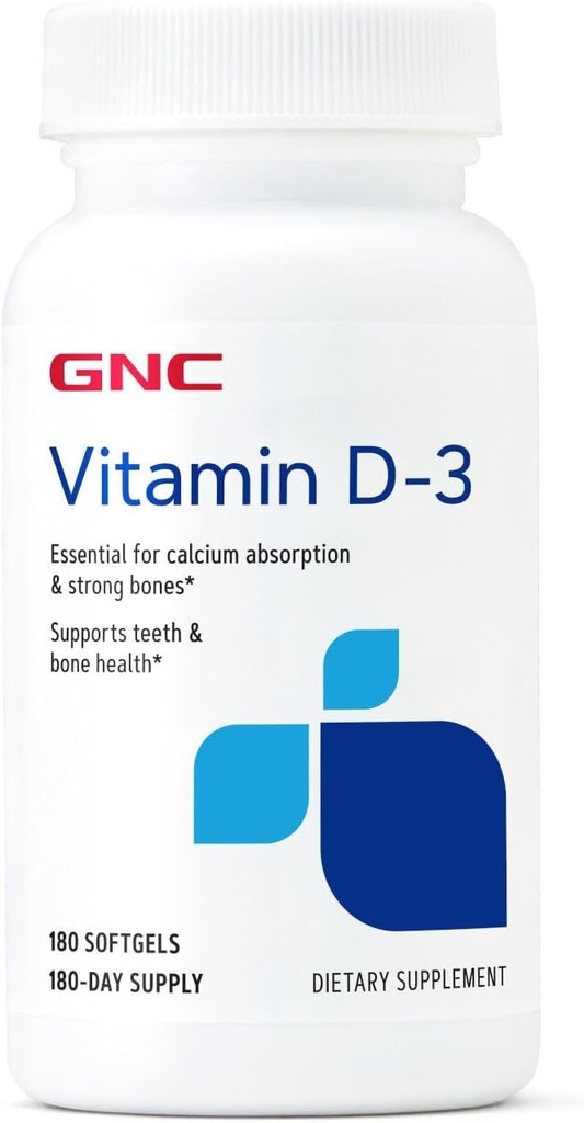 GNC Vitamin D3 50 Telefon Tamam, Diş ve Kemik Sağlığı, 180 Hizmet
