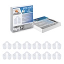 Nose Vent Sinus Relief Dilator (Pack of 12 Medium Size) Soft Vents - A Simple Solution for Nasal Snorers - Reusable Snoring Device to enjoy a peaceful night's sleep - by Mobi Lock