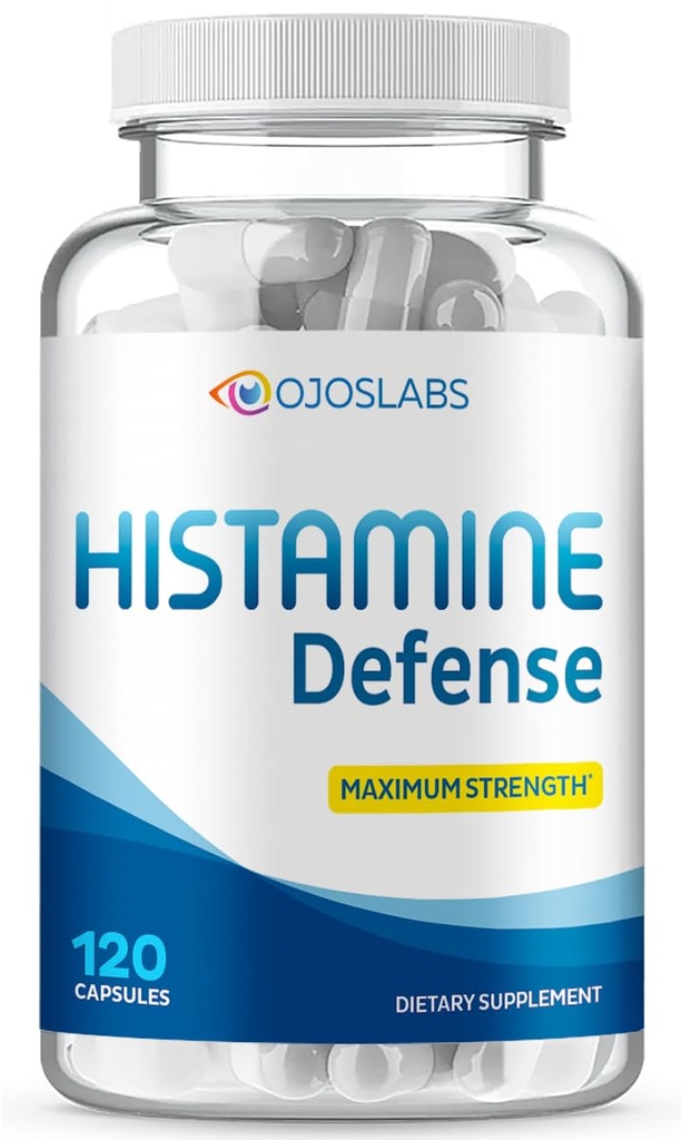 Gelişmiş Histamine Savunması - Doğal D-Hist Supplement to Block Histamine intolerance - 120 Capsules