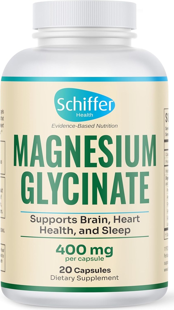Magnezyum Glycinate 400 mg, 20 Caps
