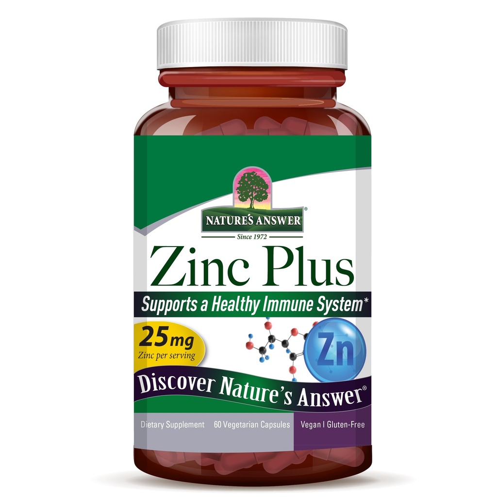 Ψευδάργυρος Plus + Βιταμίνες για Ενήλικες - 25mg ανοσοποιητικής υποστήριξης με κάψουλες B6 60 Veg - Vegan, χωρίς γλουτένη, χωρίς σκληρό ψευδάργυρο Piclonate 