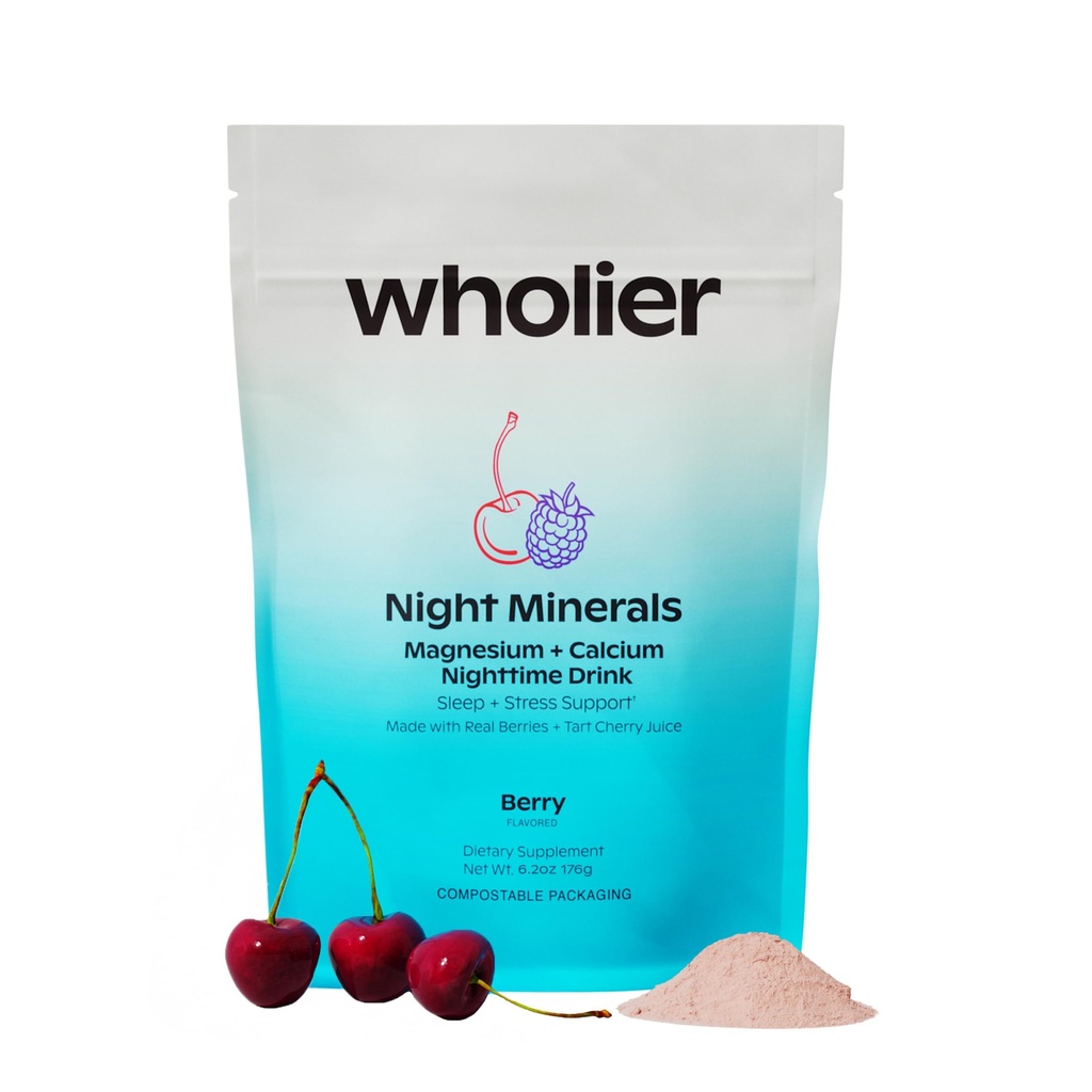 kimlier Magnezyum Glycinate, Tart Cherry Juice, Chelated Food. Calming Nighttime Drink. Uyku için Doğal Destek, Stres + Rahatlama. Gece Mineralleri. (30 Hizmet)