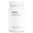 Supersmart - Carcinine 300 mg per Day (Patented) - Stable L-Carnosine Supplement | Non-GMO & Gluten Free - 60 Vegetarian Capsules