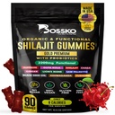 3200 MG Pure Himalaya Shilajit Gummies Organic for Men & Women with Probiyotiks & Magnezyum Ashwagnadha Chaga Turmeric Fulvic Acid 105+ Trace Minerals I Vegan Non-GMO I Lab Tested I 90 Count
