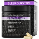 The Night Before 10in-1 Midnight Maximizer Sleep Aid, Stress Relief, Cognition, Relaxation, Recovery, Focus, Magnezyum Glycinate, L-Theanine & More (120 Capsules – 2 Ay Supply)