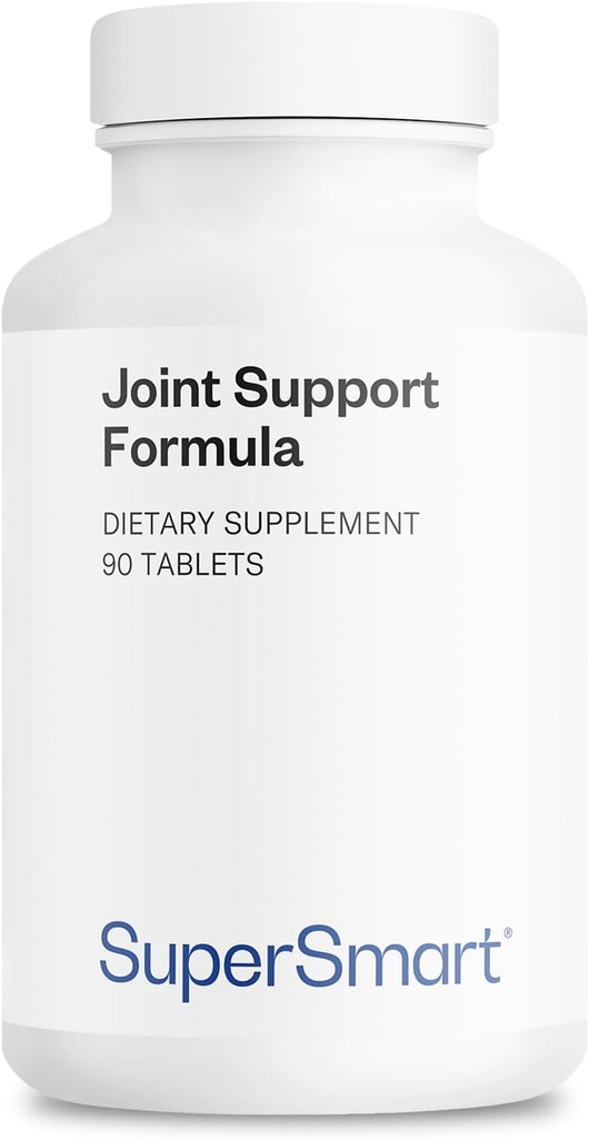 Supersmart Joint Support Formula (High Potency Complex) - Glucosamine, Chondroitin, Hyaluronic Acid, MSM - Ortak Destek Supplement | Non-GMO & Gluten Free - 90 Tabletler