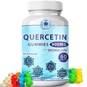 Quercetin Gummies - Quercetin με Bromelain Vitamin C + Zinc Vitamin D3 – Chewable Quercetin 900mg Συμπληρώματα - Quercetin για Παιδιά και Ενήλικες (1)