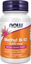 NOW Συμπληρώματα τροφίμων, Methyl B-12 (Methylcobalamin) 5.000 mcg, Υγεία του Νευρικού Συστήματος*, 60 Lozenges