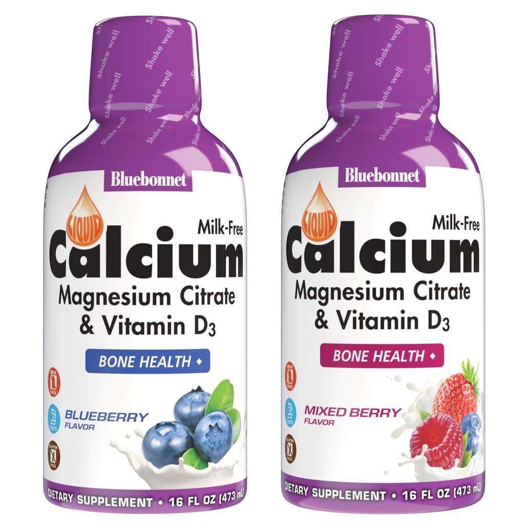 BlueBonnet Beslenme Tasdilo Citrate, D3, Bone Health, Gluten Free, Soy Free, Milk Free, Kosher, Blueberry ve Karma Berry Combo