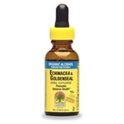 Nature's Answer Enchinacea & Goldenseal | Sağlıklı Immune System | Süper Yoğun Saf Tür | Alkol Özgür, Gluten-Free, Vegan & Kosher Sertifikalı 1oz