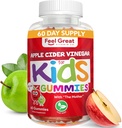 Çocuklar için Büyük Apple Cider Vinegar Gummies · Gut Health için Enzymes & Doğal Antioksitler | Vegan Gummy Supports Sağlıklı Nutrient Abhidrorps | 60 Day Supply