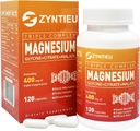 Triple Complex | 400 mg of Magnezyum Glycinate, Malate & Citrate for Muscles, Nerves & Energy | with Vitamin C,B6 for High Abors | for Women & Men (120 Capsules)
