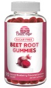 Sugar Free Nitric Physics Beet Root Gummies - Beet Root Chewables for Athletic Performance, Nitrik Oksit ATM, Enerji, Kan Akışı ve Circulation - 90 Beets Root Gummy Chews.