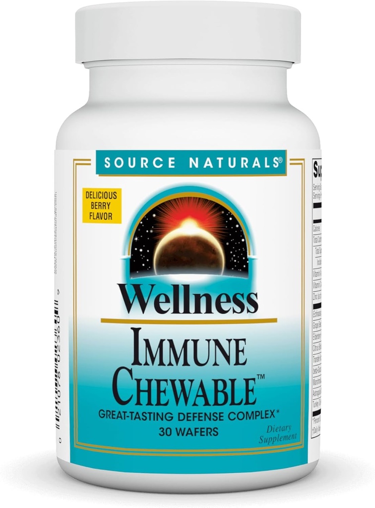 Πηγή Naturals Wellness Immune Chewable Defense Complex* - 30 Chewables Wafers