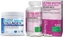 Bronson Marine Collagen Hydro Hydrolyzed Protein Toz + Ultra Biotin 10.000 Mcg Hair Skin ve Nails Supplement