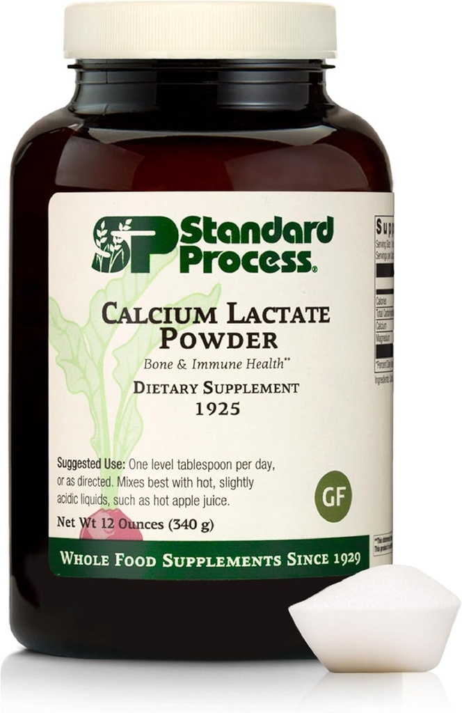 Standart Süreç - Lactate Toz - Bone Health & Immune Support - Bone Strength & Blood Health - Non-Dairy, Non-Soy & Gluten-Free - 12 ozzz
