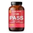 STONE RELIEF AM – Daytime Herbal Kidney Support for Relief, Comfort, & Artan Akış (180 Capsules + Stone Catcher + Bas Kılavuzbook)