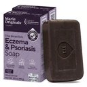 Marie Originals Eczema Face Soap Body Wash Bar – Kuru Itchy Flaky Skin Relief için Tüm Doğal Psoriasis, Dermatitis Tedavisi - Gentle Detoxing, Healing, Anti-Itch, Cleansing Skincare (Pack of 2)