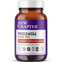 Yeni Bölüm Wholemega Fish Oil Supplement - 2000mg per Service, Klinik olarak Proven Wild Alaskan Salmon Oil with Omega-3 + Vitamin D3 + Astaxanthin, 120 Softgels