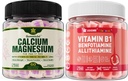 Συμπληρώματα ασβεστίου με βάση το φυτό + Gummies βιταμίνης B1