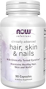 Şimdi Çözümler, Saç, Cilt ve Çiçeği, Klinik Olarak Gelişmiş, Klinik Olarak Test Edilen Cynatine®, 90 Veg Capsules