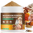 Mushroom Supplement for Dogs & Cats with Turkey Tail - Lipoma for Cats, 11 Blend Wild Mushroom Complex, Immune Support & Digestive Health for Pets - Enhances Liver Function