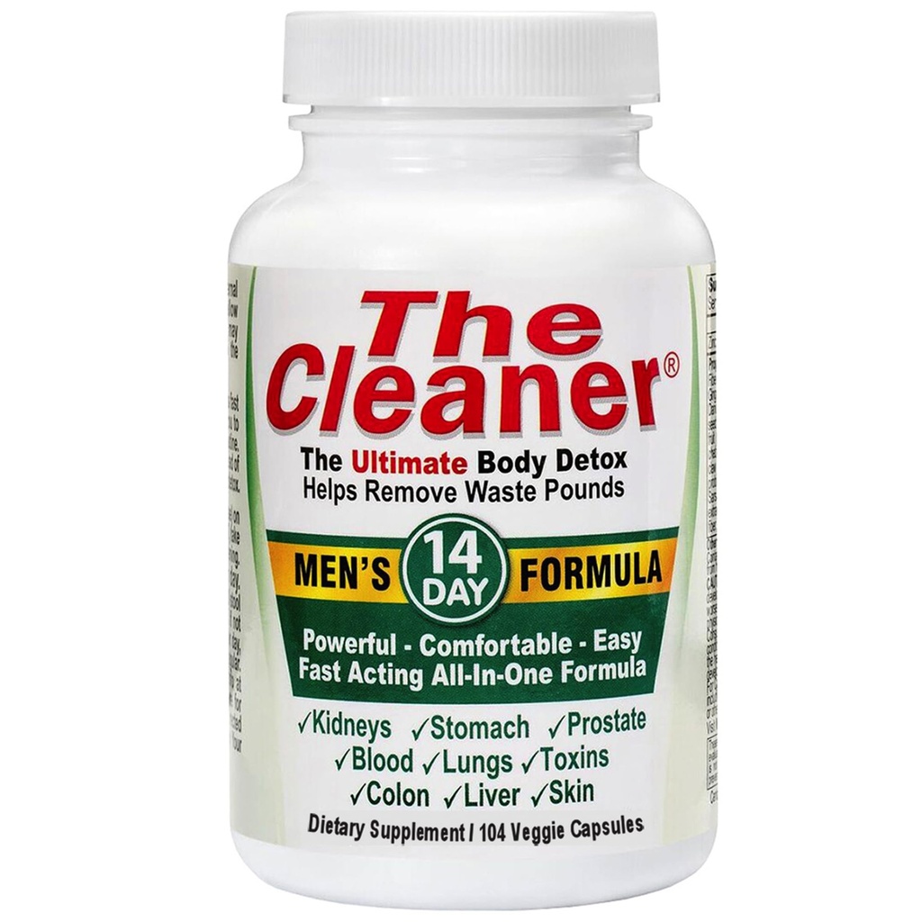 Συστήματα Century The Cleaner Detox, Ισχυρή 14-Day Πλήρης εσωτερική φόρμουλα καθαρισμού για τους άνδρες, Υποστήριξη Digestive Υγεία, 104 κάψουλες χορτοφάγων