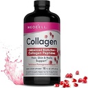 NeoCell Liquid Collagen, Skin, Saç, Nails ve Ortaklar Tamam, Meyve Suyu Yoğunluğu ve Yeşil Çayı Plastik, Pomegranate, 16 oz., 1 Şişe