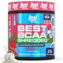BPI Sports Best BCAA Kedded - Caffeine Free Thermogenic Recovery Drink, Lean Muscle Building BCAA Toz For Women and Men, Preworkout BCAAs replicas Drink- Watermelon ICE - 25 Hizmetler