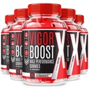(5 Pack) Vigor Boost X - Vigor BoostX Performance Gummies For Men, Official VigorBoost X Male, VigorBoostX Gummys For Energy Level and Performance, Official Vigor Boost X Review (300 Gummies)