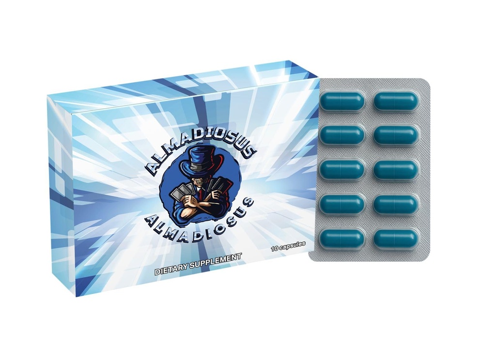Men’s Vitality & Energy Support Capsules Sports Nutrition for Improved Performance, Stamina and Endurance, 10 Capsules