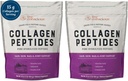 Canlı Bilinçli Kolajn Powder Toz - Saç, Skin, Nail ve Ortak Destek - Tip I & III Collagen - Doğal olarak Kaynaklanan Hydrolyzed Protein - 16oz (2-Pack)
