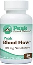 Peak Pure & Natural Peak Blood Flow - Nattokinase Supplement - Healthy Blood Circulation Supplements for Adults 