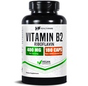 Healthfare Vitamin B2 Riboflavin 400 mg | 180 Veg Capsules | Supplement | Gluten-Free | Non-GMO