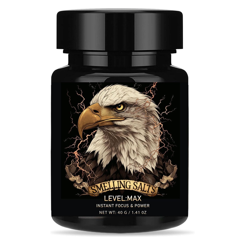 Powerful Smelling Salts-Activate for Athletes in Hockey, Weightlifting and Powerlifting,Instant Energy, Enhanced Focus & Motivation