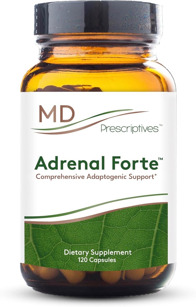 MD Prescriptives - Adrenal Forte - Adrenal Destek Supplement* with Ashwagandha & Rhodiola - 120 Capsules